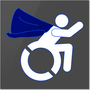 Super Accessibility Man Posters and Art